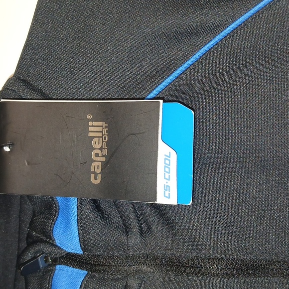 Mens Capellini Sport Size Small Black-and Blue CS Cool shirt nwt - Picture 3 of 8